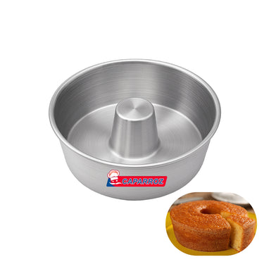 Angel Food Cake Pan – Conical Tube Pan – 18x8cm – Aluminum by Caparroz